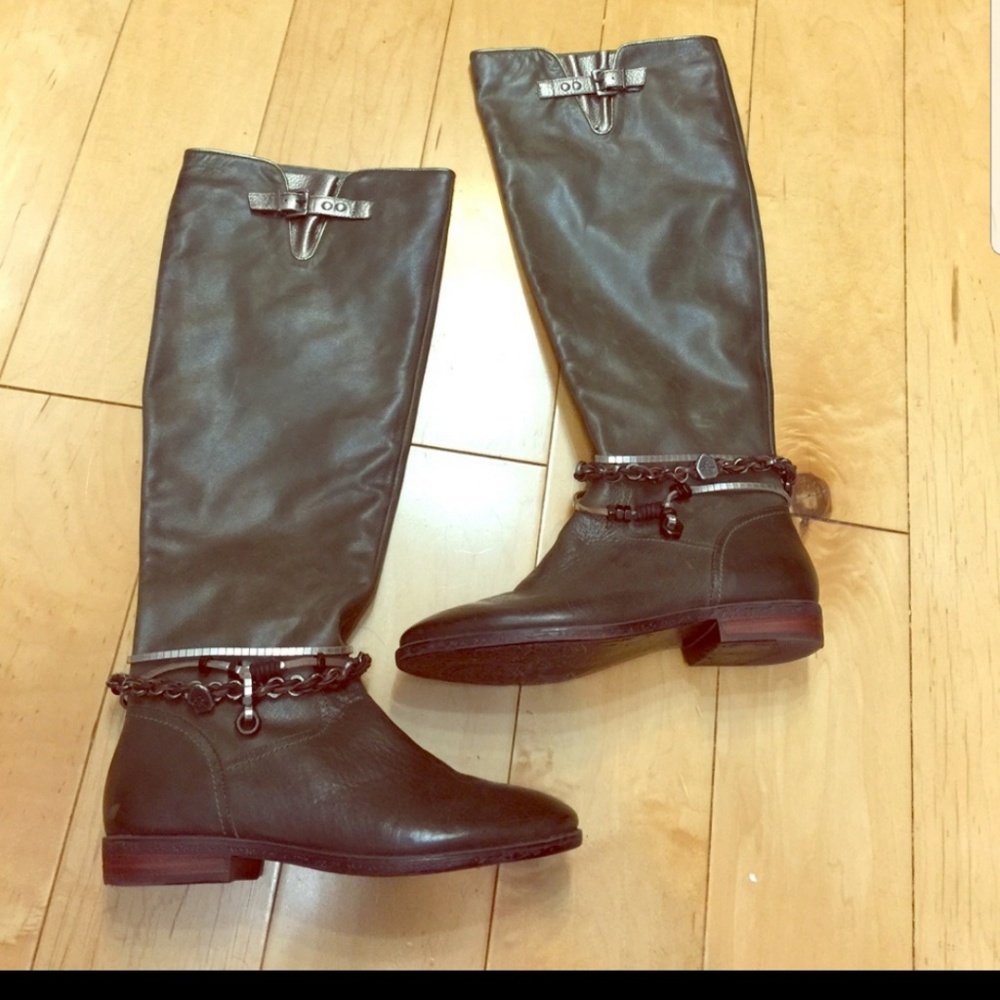 OTBT "Trout Creek" khaki green riding boots
